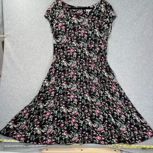 Lanz Of Salzburg Floral Elegant Dress Women’s Size Medium Boho Cottagecore - Picture 2 of 16